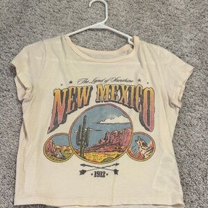 Hollister Cream Cotton Tee